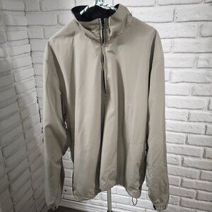 Kobe Classic Wear Men's Taupe Size Medium 1/4 Zip Pullover